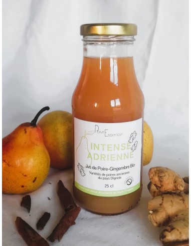 Jus de Poire-gingembre Bio 25 cl "Intense Adrienne"